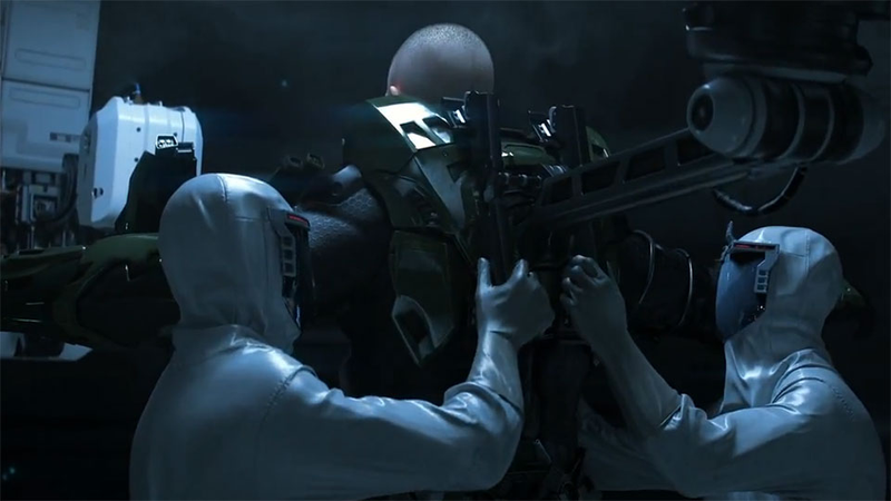 Illustration for article titled There's Five Spots We Get THIS Close to Seeing Master Chief's Face in the New Halo 4 Trailer